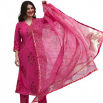 Women Kurta with Pant & Dupatta