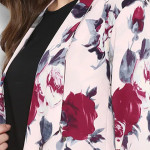 Floral Single Breasted Blazer