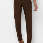 Men Brown Slim Fit Trousers